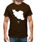 Iran Silhouette Mens T-Shirt