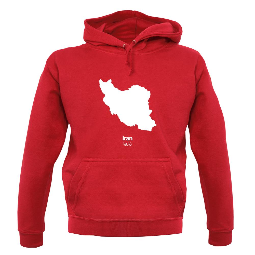 Iran Silhouette unisex hoodie