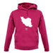 Iran Silhouette unisex hoodie