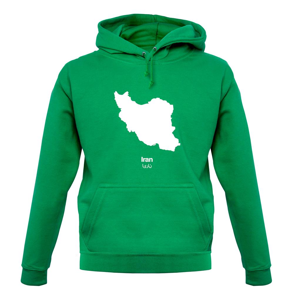 Iran Silhouette unisex hoodie