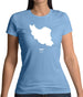 Iran Silhouette Womens T-Shirt