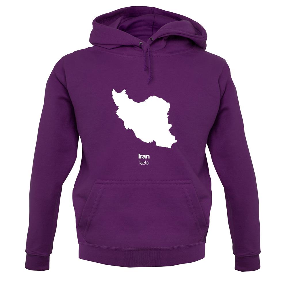 Iran Silhouette unisex hoodie
