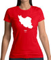 Iran Silhouette Womens T-Shirt