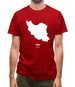 Iran Silhouette Mens T-Shirt