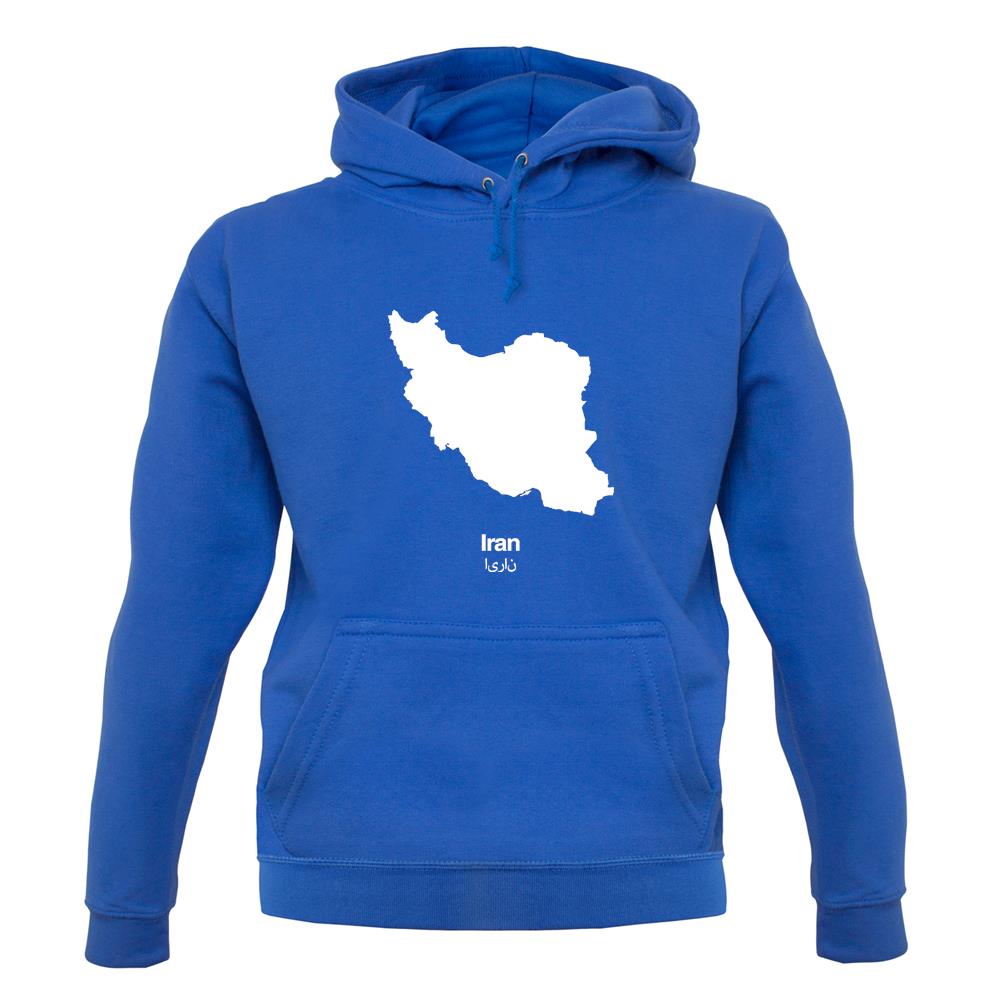 Iran Silhouette unisex hoodie