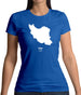 Iran Silhouette Womens T-Shirt