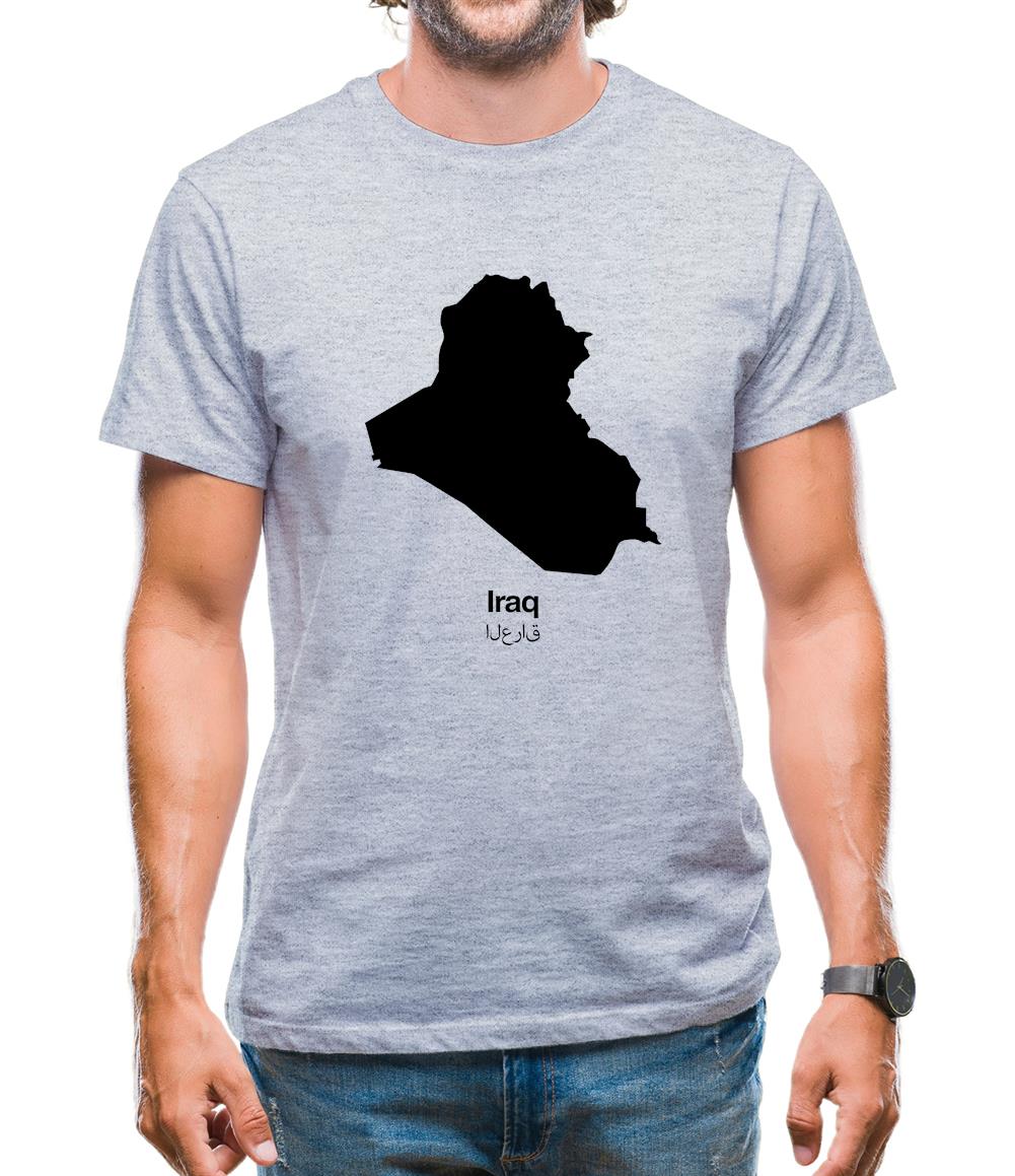 Iraq Silhouette Mens T-Shirt