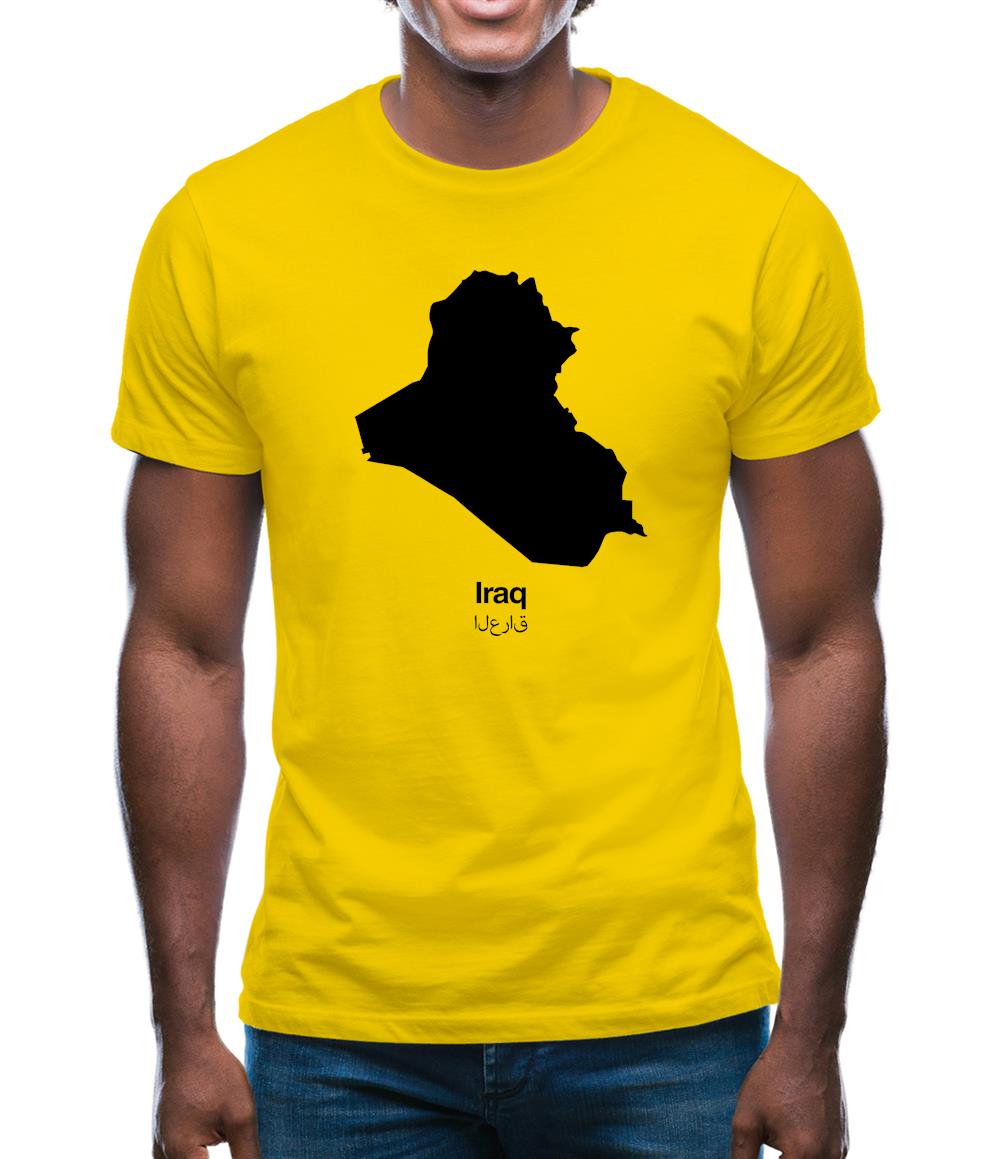 Iraq Silhouette Mens T-Shirt