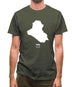 Iraq Silhouette Mens T-Shirt
