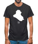 Iraq Silhouette Mens T-Shirt