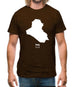 Iraq Silhouette Mens T-Shirt