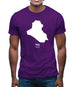 Iraq Silhouette Mens T-Shirt