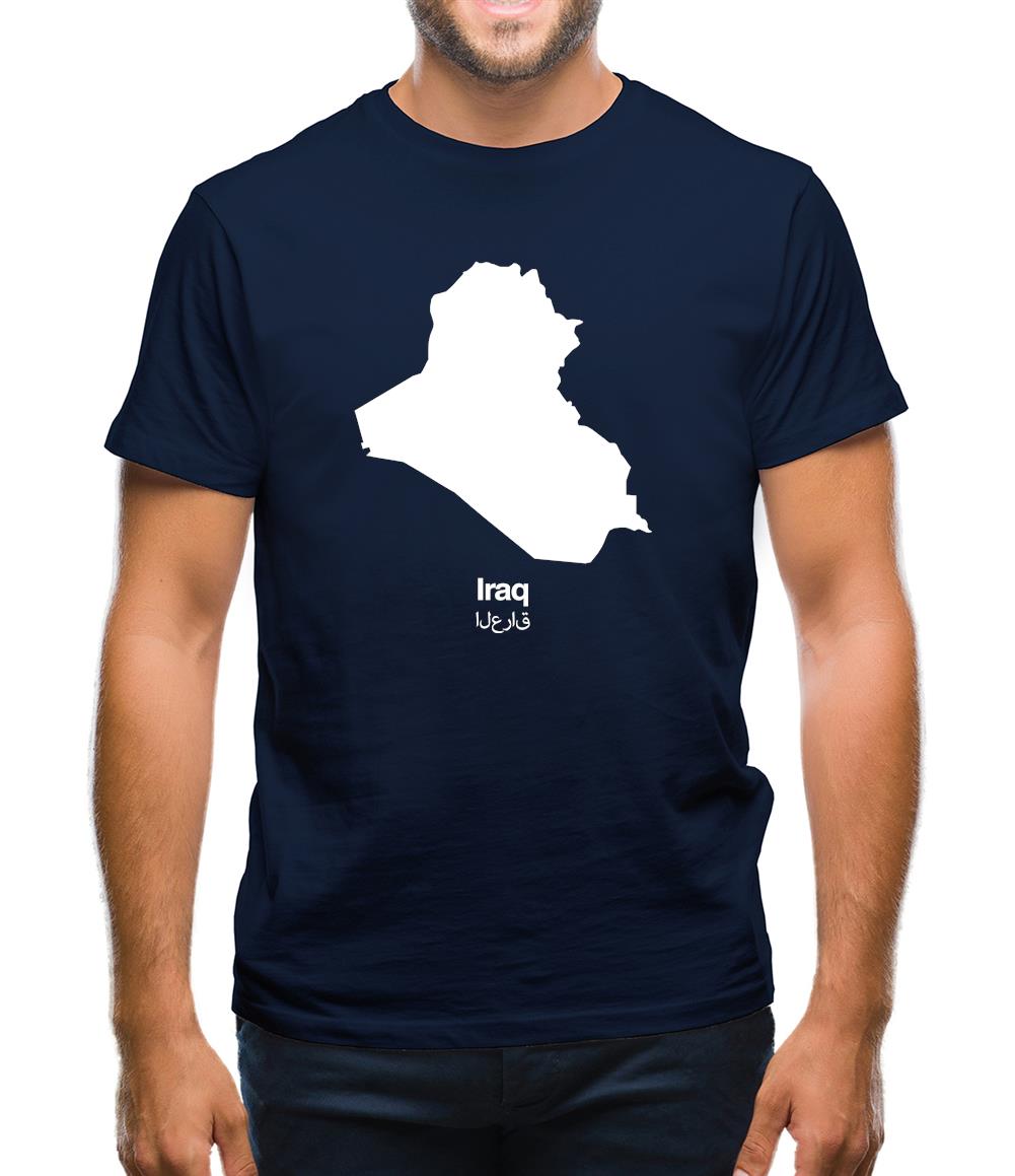 Iraq Silhouette Mens T-Shirt