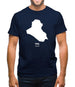 Iraq Silhouette Mens T-Shirt