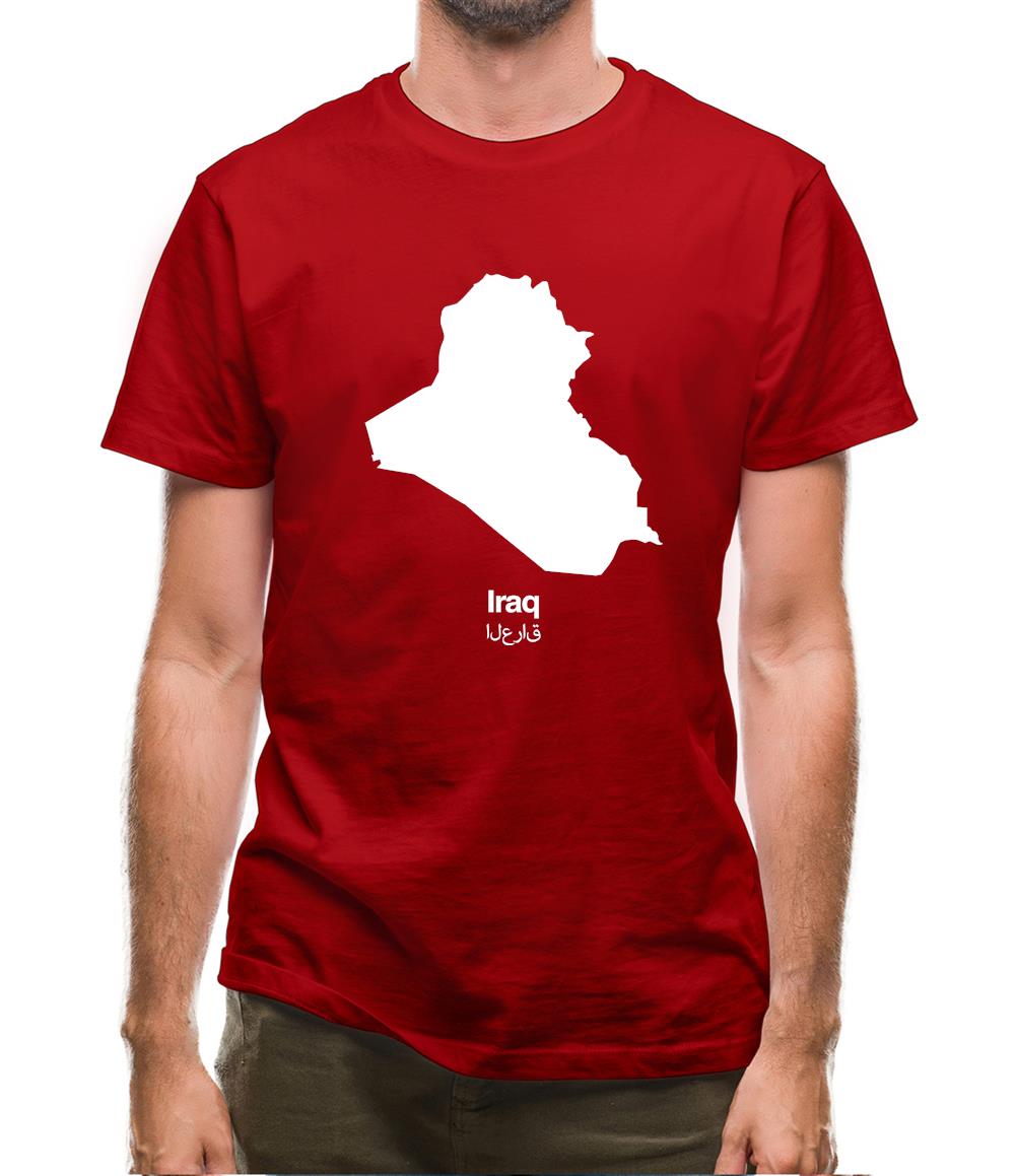 Iraq Silhouette Mens T-Shirt