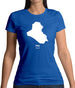 Iraq Silhouette Womens T-Shirt
