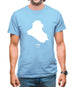 Iraq Silhouette Mens T-Shirt