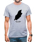 Isle Of Man Silhouette Mens T-Shirt