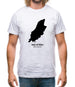 Isle Of Man Silhouette Mens T-Shirt