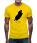 Isle Of Man Silhouette Mens T-Shirt