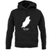 Isle Of Man Silhouette unisex hoodie