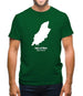 Isle Of Man Silhouette Mens T-Shirt