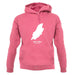 Isle Of Man Silhouette unisex hoodie