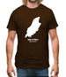 Isle Of Man Silhouette Mens T-Shirt