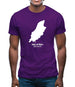 Isle Of Man Silhouette Mens T-Shirt