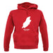 Isle Of Man Silhouette unisex hoodie