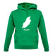 Isle Of Man Silhouette unisex hoodie