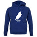 Isle Of Man Silhouette unisex hoodie