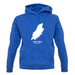 Isle Of Man Silhouette unisex hoodie