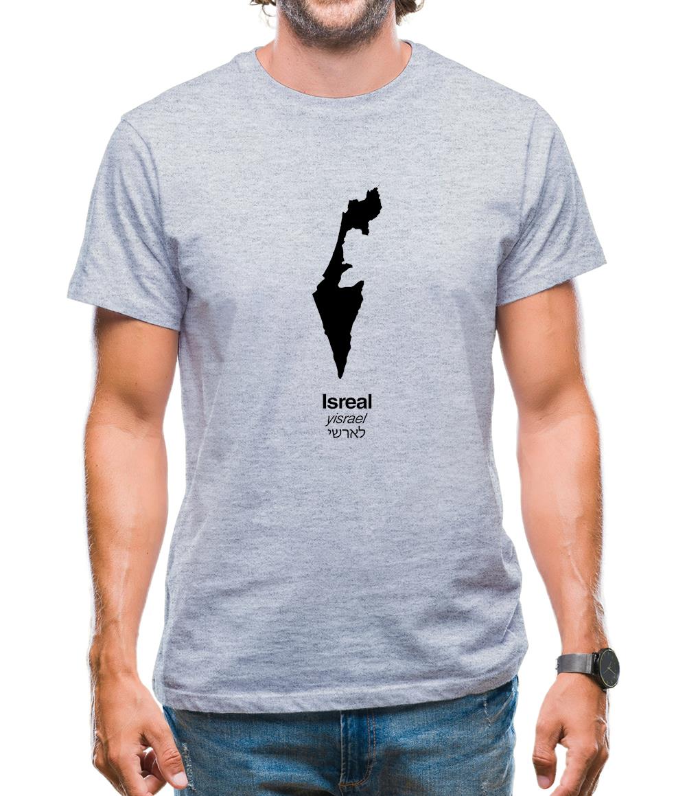 Isreal Silhouette Mens T-Shirt