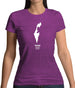 Isreal Silhouette Womens T-Shirt