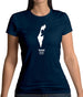 Isreal Silhouette Womens T-Shirt