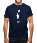 Isreal Silhouette Mens T-Shirt