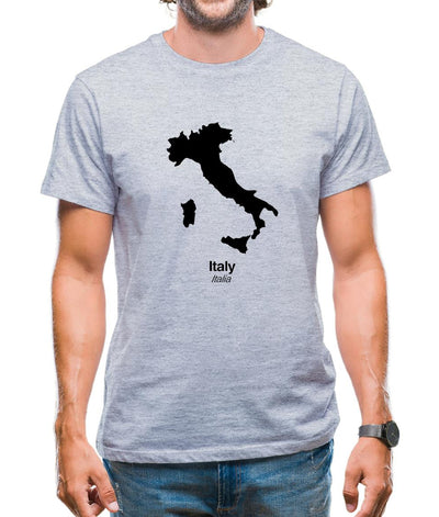 Italy Silhouette Mens T-Shirt