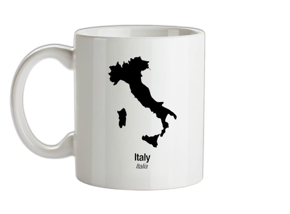 Italy Silhouette Ceramic Mug