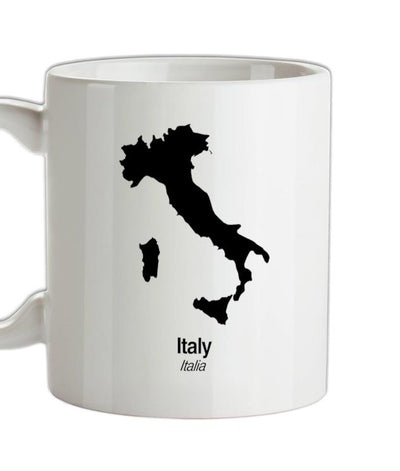 Italy Silhouette Ceramic Mug