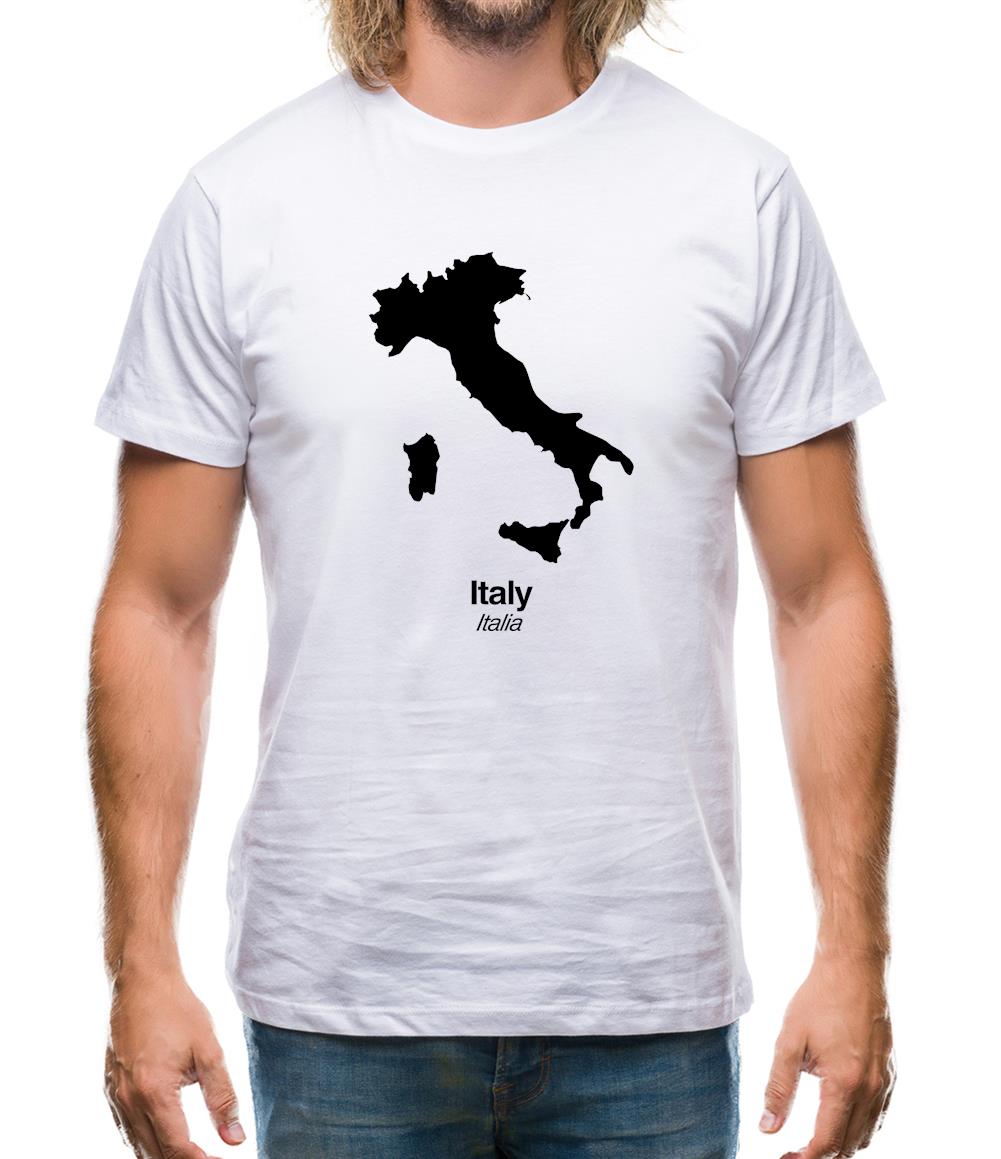 Italy Silhouette Mens T-Shirt