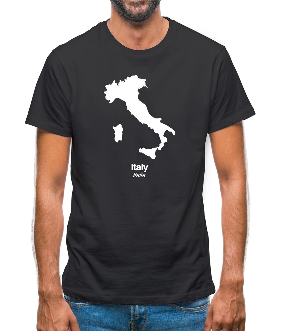 Italy Silhouette Mens T-Shirt