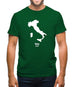 Italy Silhouette Mens T-Shirt