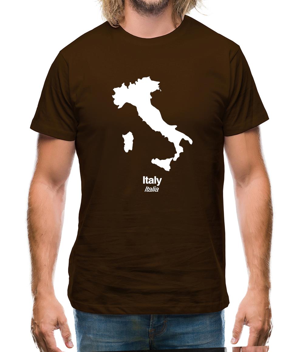 Italy Silhouette Mens T-Shirt