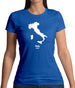 Italy Silhouette Womens T-Shirt