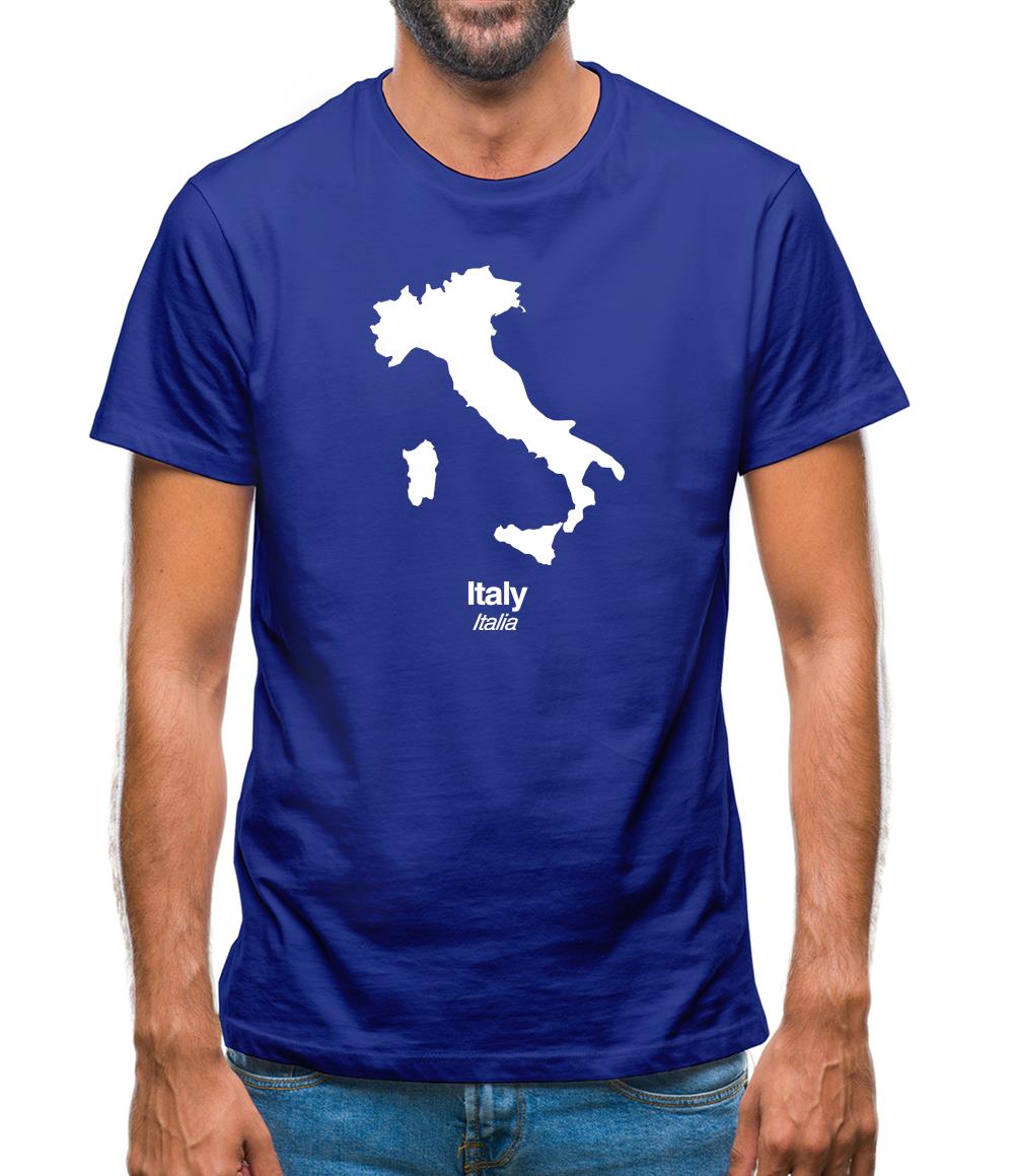 Italy Silhouette Mens T-Shirt