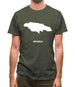 Jamaica Silhouette Mens T-Shirt