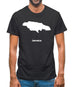 Jamaica Silhouette Mens T-Shirt