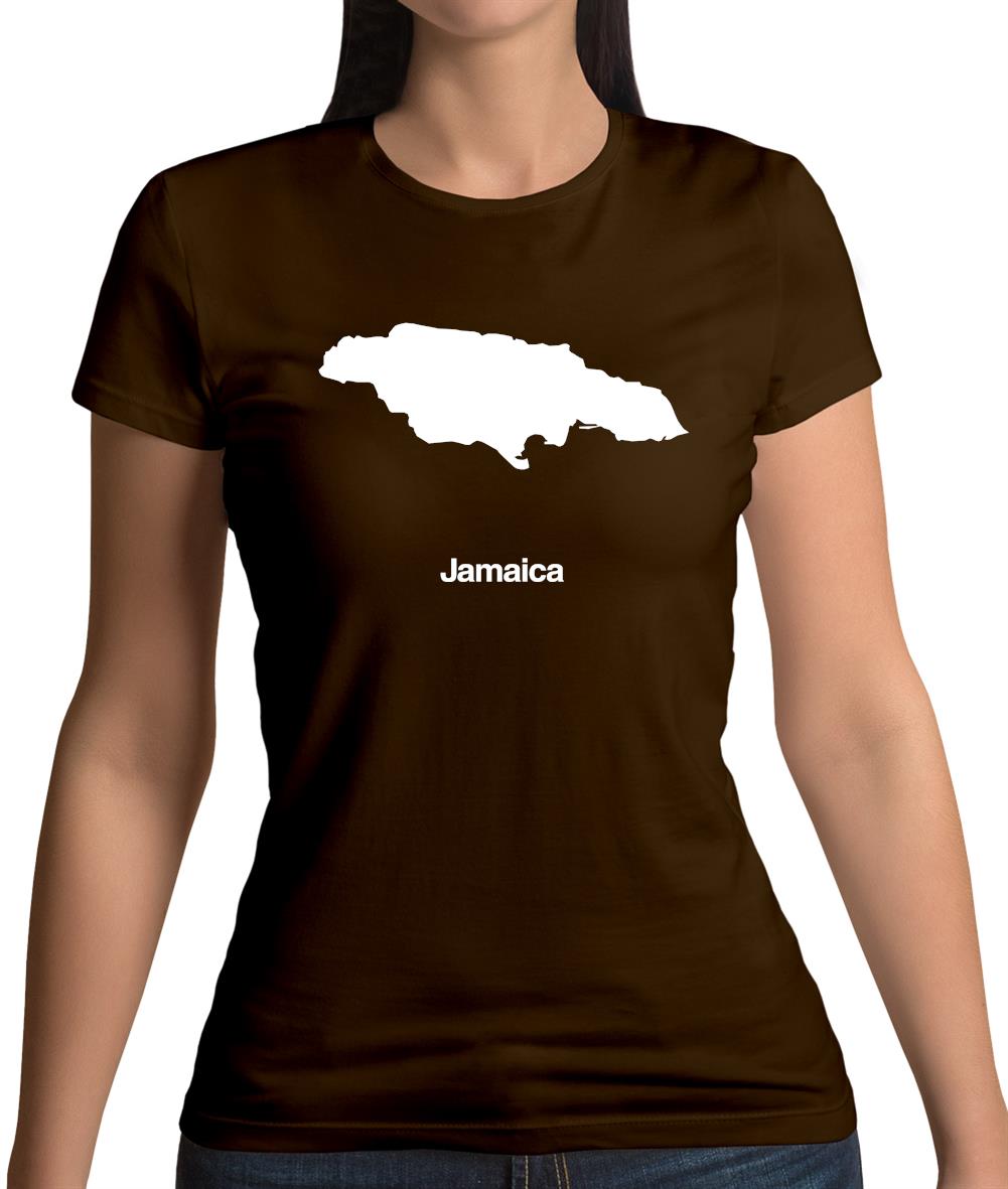 Jamaica Silhouette Womens T-Shirt