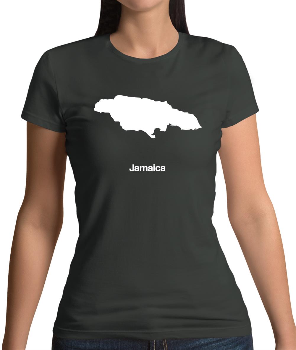 Jamaica Silhouette Womens T-Shirt